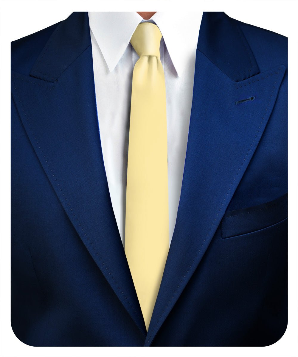 Vittorio Farina Men's Satin Skinny Necktie