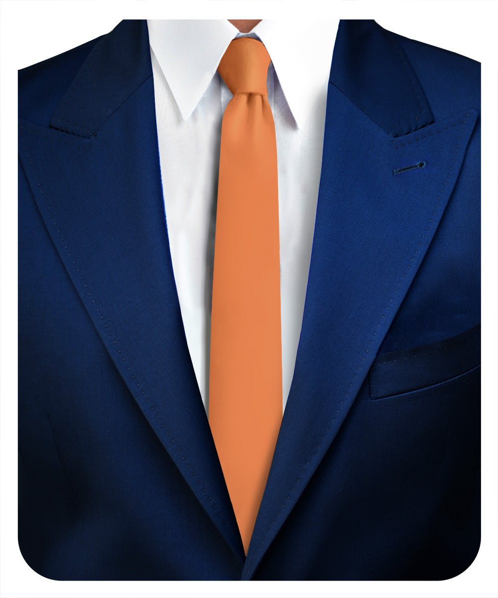 Vittorio Farina Men's Satin Skinny Necktie