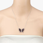 4.60 Carat Genuine Garnet .925 Sterling Silver Necklace