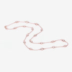 4.86 Carat Genuine Morganite .925 Sterling Silver Necklace