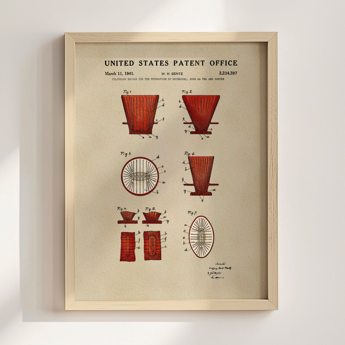 Coffee and Tea Filter (1941)