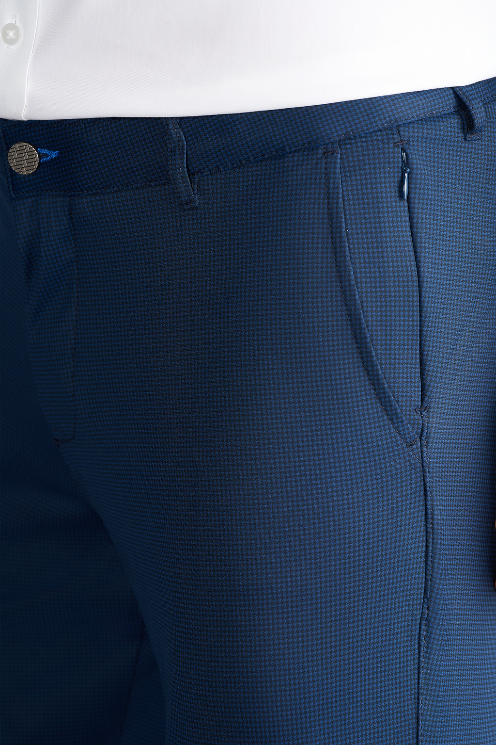 Performance Pants // Navy Houndstooth