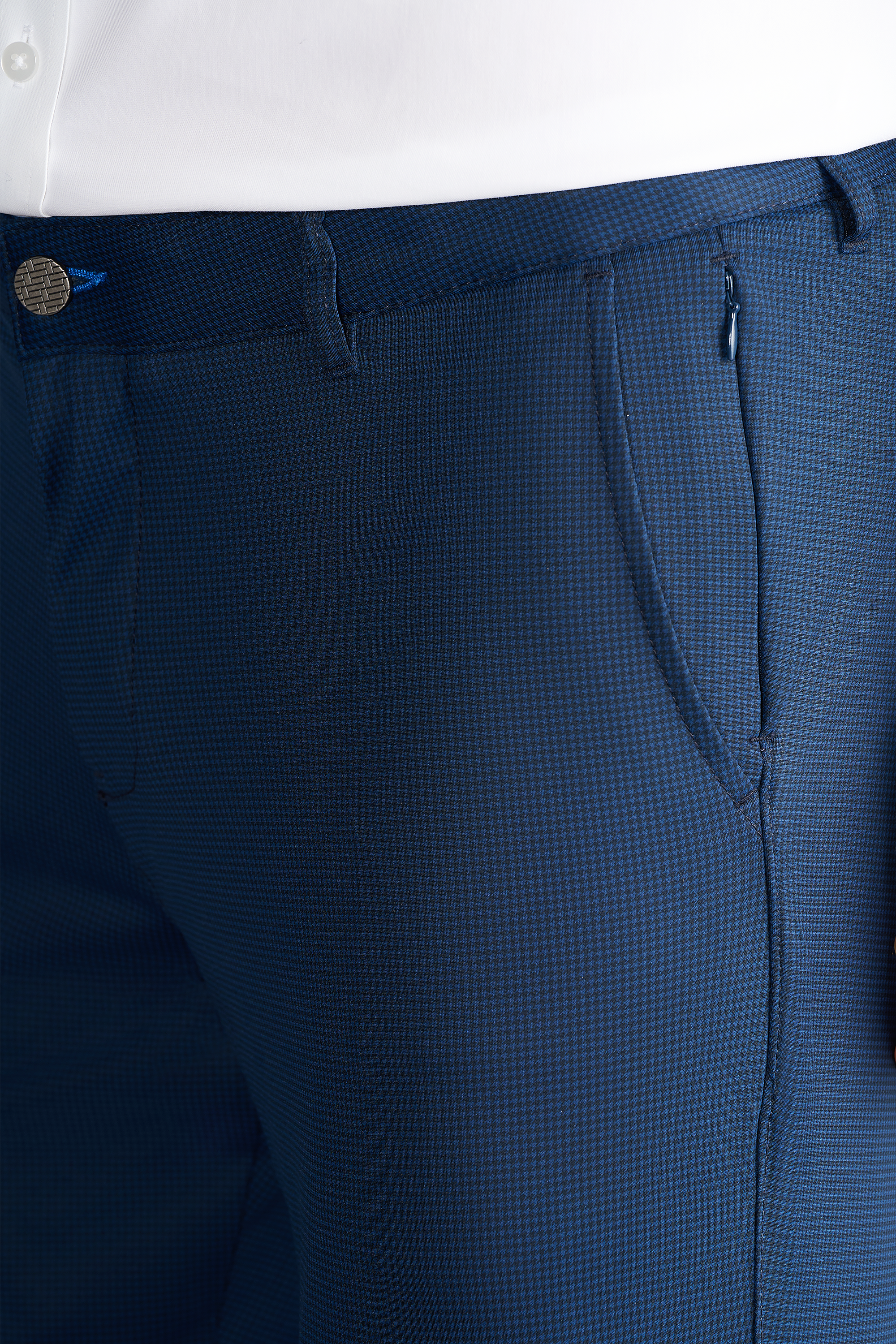 Performance Pants // Navy Houndstooth