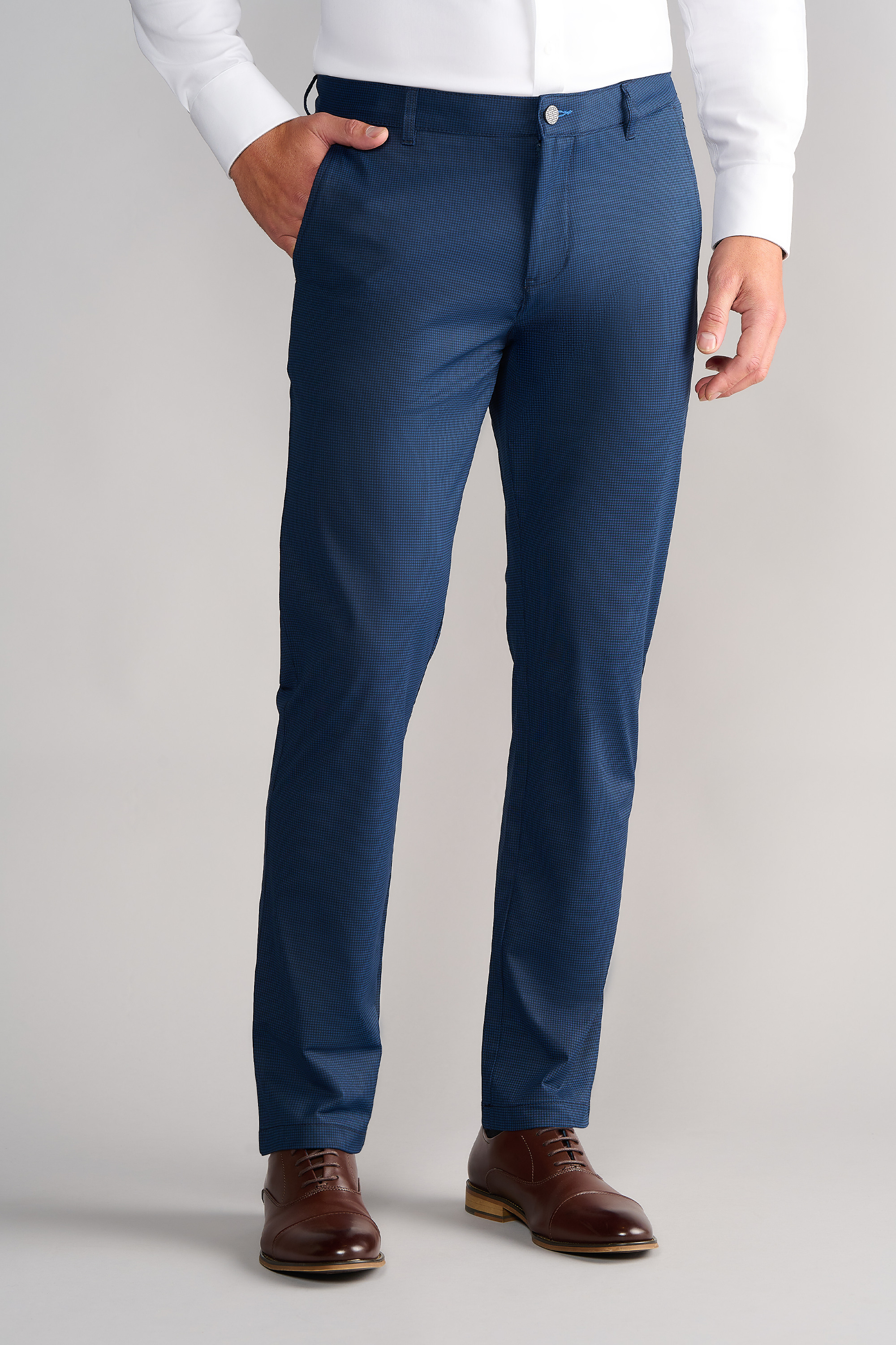 Performance Pants // Navy Houndstooth