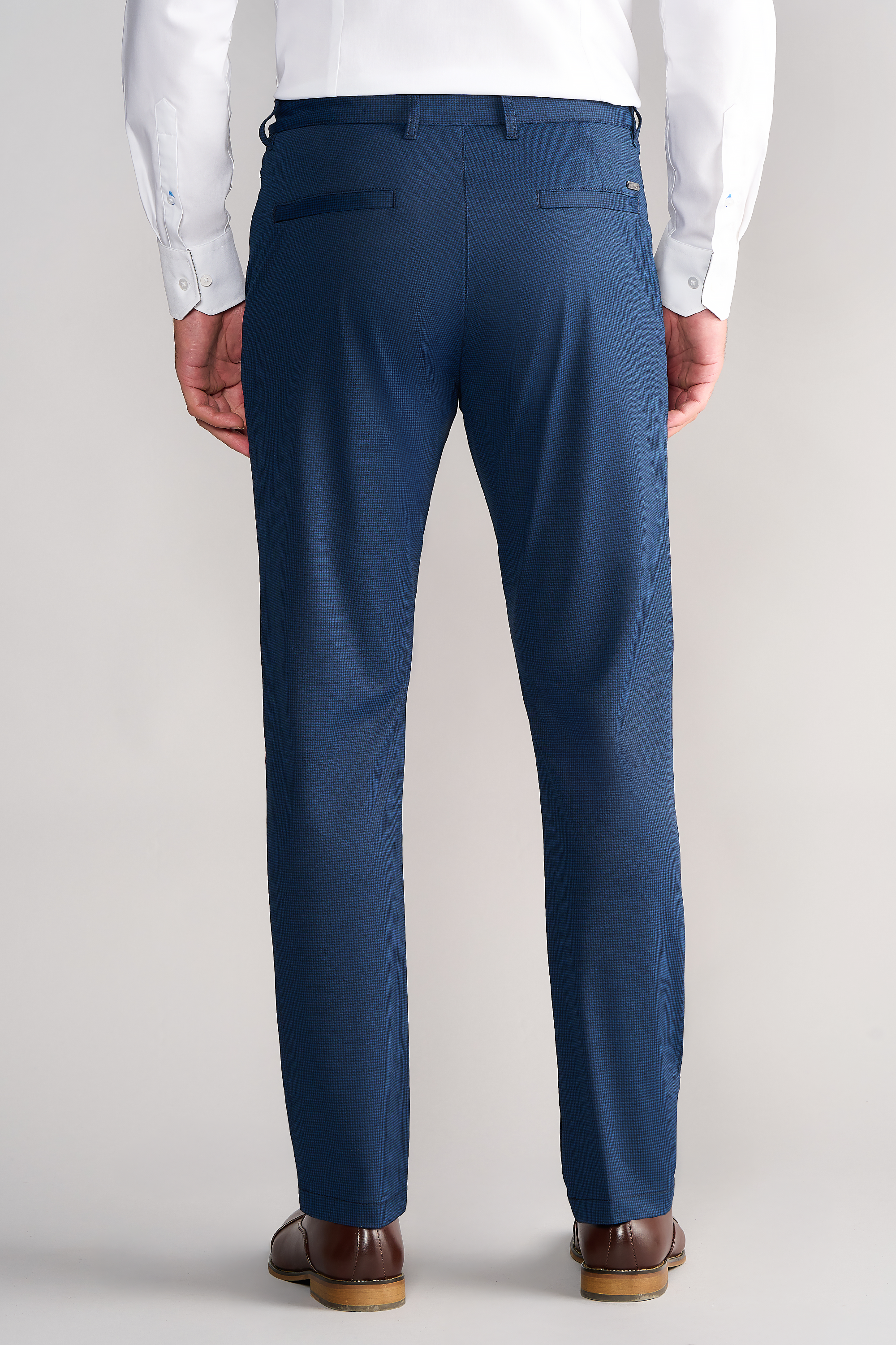 Performance Pants // Navy Houndstooth