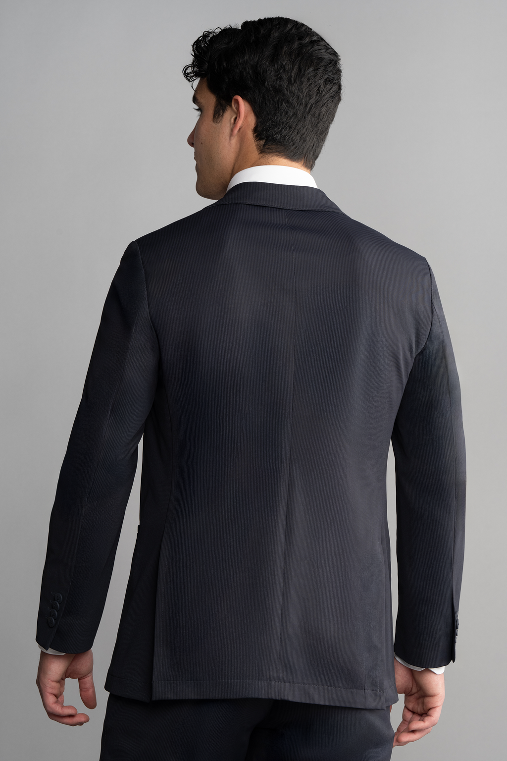 Performance Blazer // Navy Pin Stripe