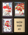 Nazem Kadri Calgary Flames Fan Gift Plaque 8x10 3 Cards Upper Deck 2024 2025 2026