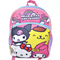 Hello Kitty and Friends 16Ó Backpack with Front Pocket Cute Character Print