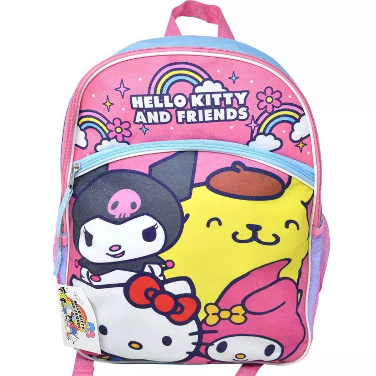 Hello Kitty and Friends 16Ó Backpack with Front Pocket Cute Character Print