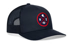 New England Football Trucker Hat  |  NE X Snapback