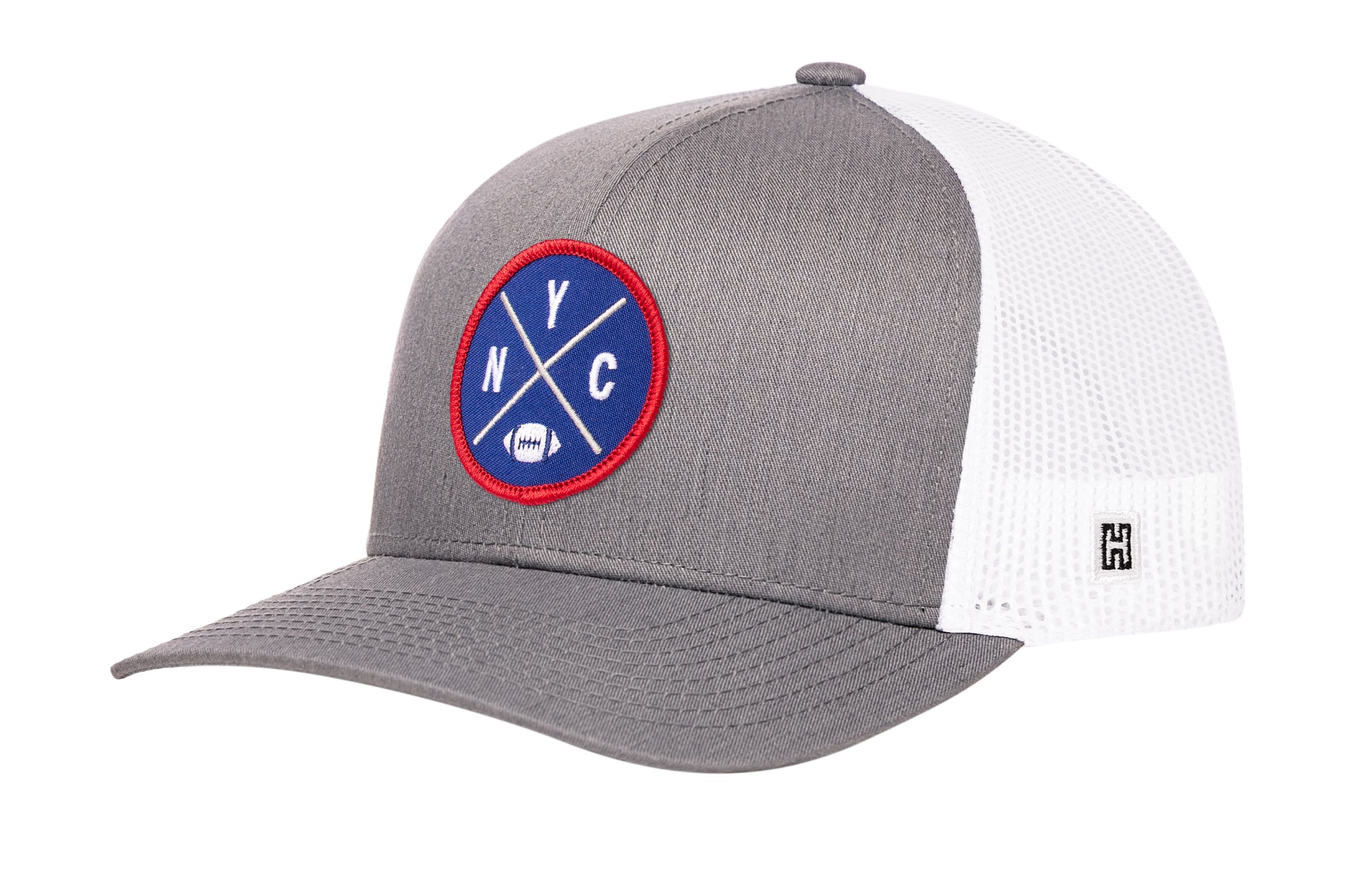 New York Football Trucker Hat  |  Blue NYC X Snapback