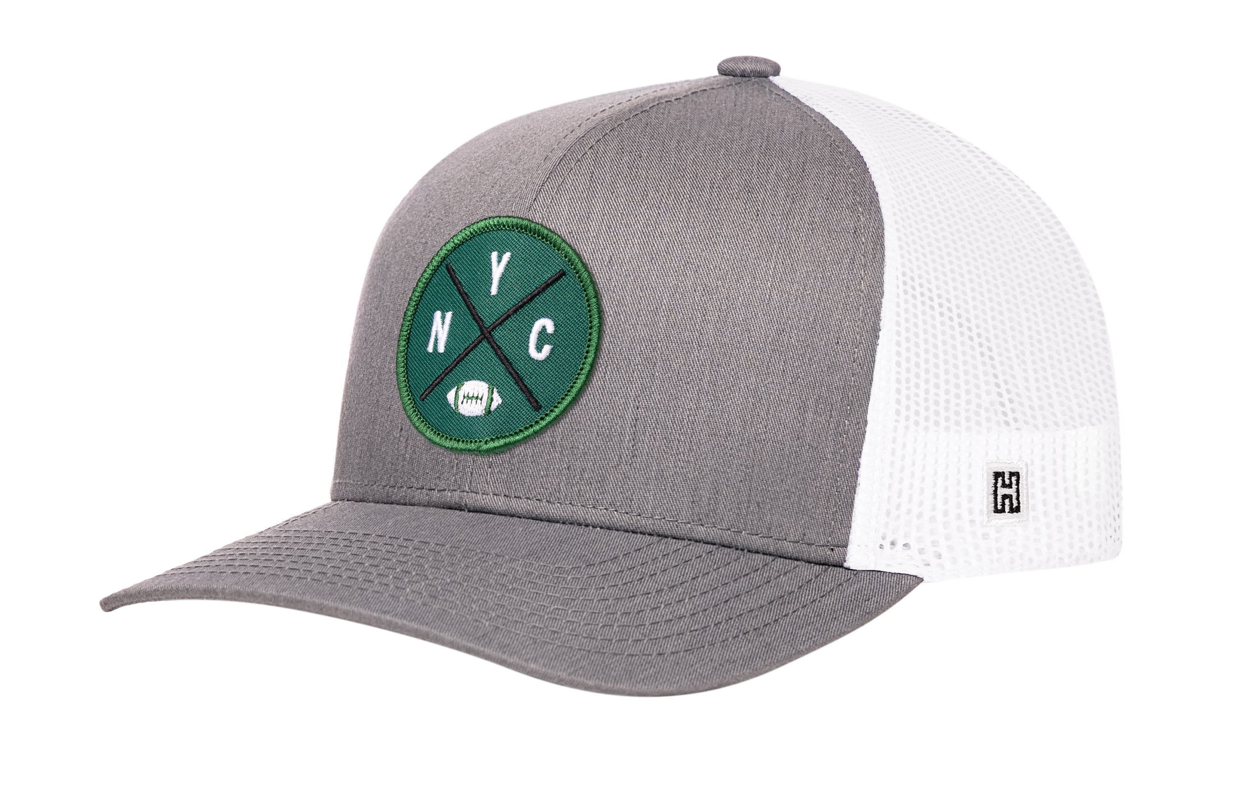 New York Football Trucker Hat  |  Green NYC X Snapback