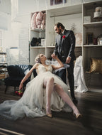 Bridal Brooke LeAnne Thigh Highs. Petite to Plus Size