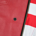 Patriot Rebel Men's Motorcycle Leather Vest