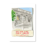 NY Public Library Matchbook Art Print