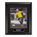 Neymar Jr. Unsigned Photograph Custom Framed to 11x14
