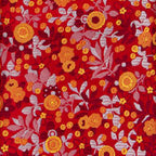 Vittorio Farina Men's Floral Design Necktie & Pocket Square