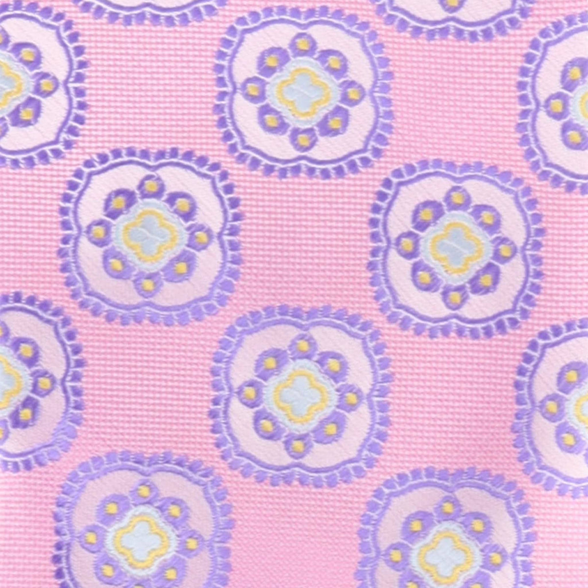Vittorio Farina Men's Geometric Design Necktie & Pocket Square