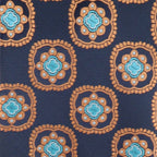 Vittorio Farina Men's Geometric Design Necktie & Pocket Square