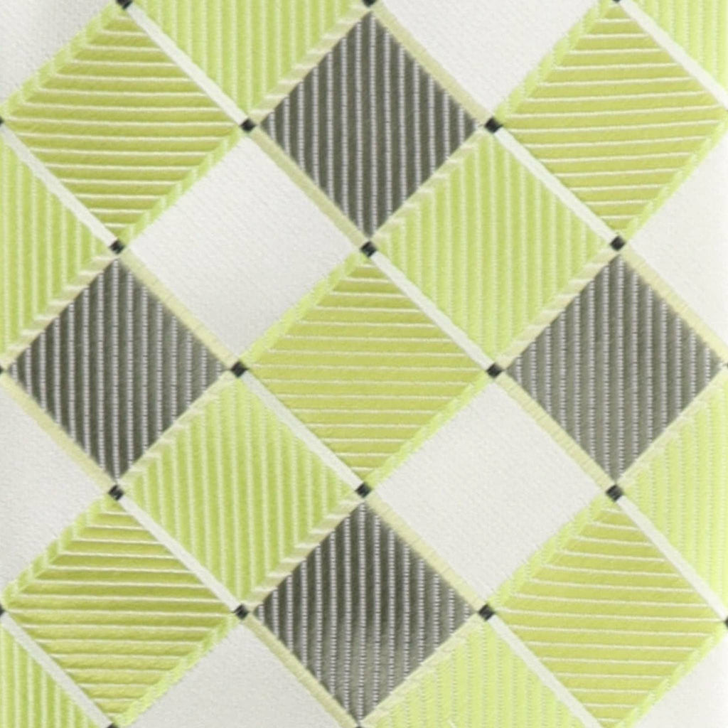 Vittorio Farina Men's Geometric Design Necktie & Pocket Square