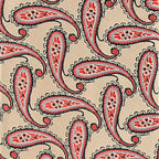 Vittorio Farina Men's Paisley Design Necktie & Pocket Square