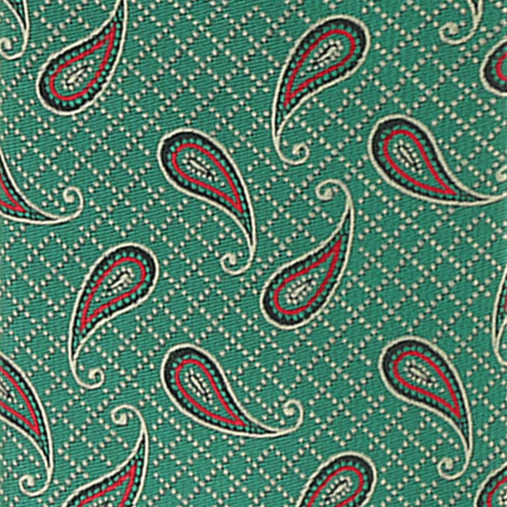 Vittorio Farina Men's Paisley Design Necktie & Pocket Square