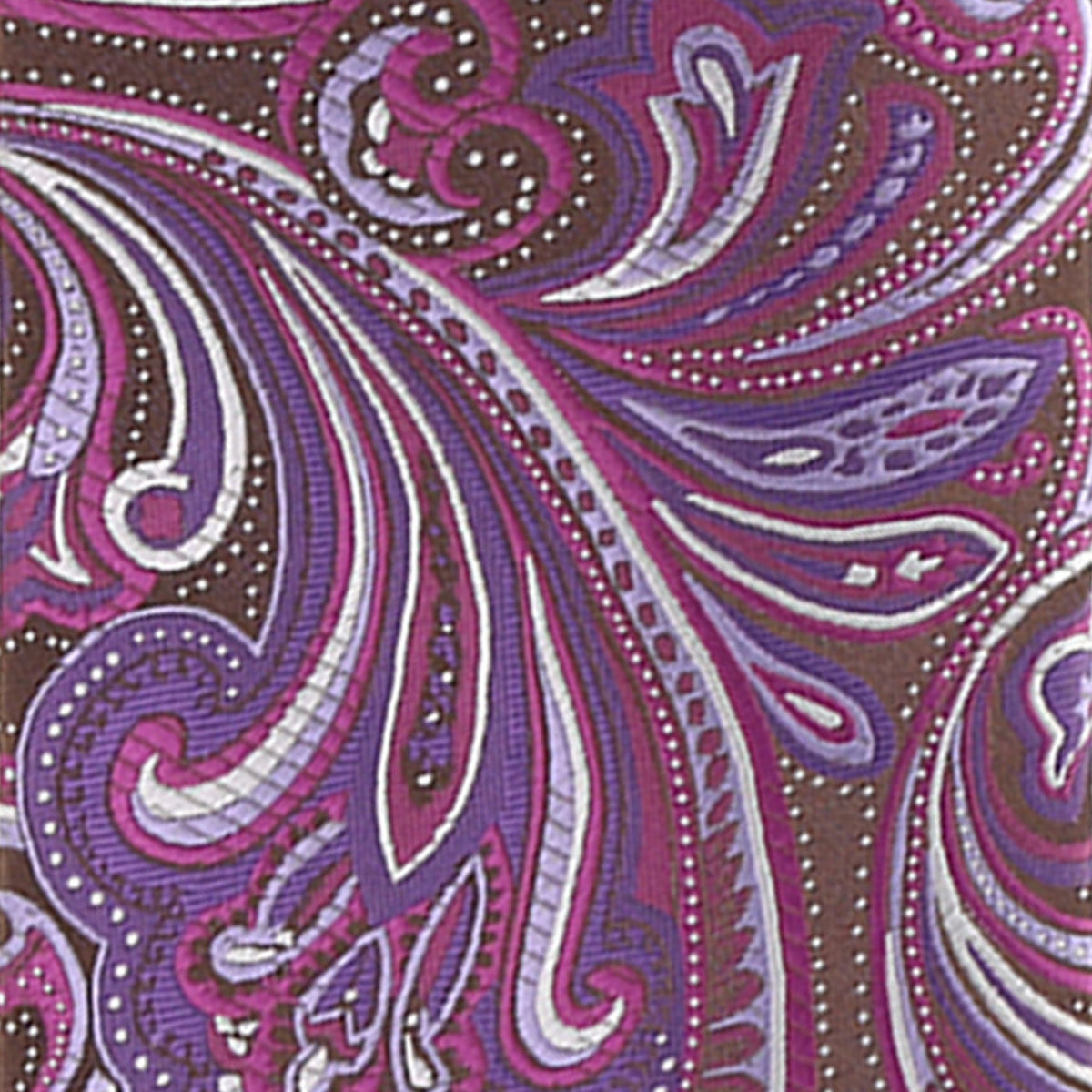 Vittorio Farina Men's Paisley Design Necktie & Pocket Square