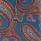 Vittorio Farina Men's Paisley Design Necktie & Pocket Square
