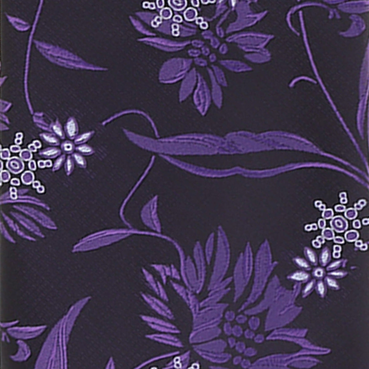 Vittorio Farina Men's Floral Design Necktie & Pocket Square