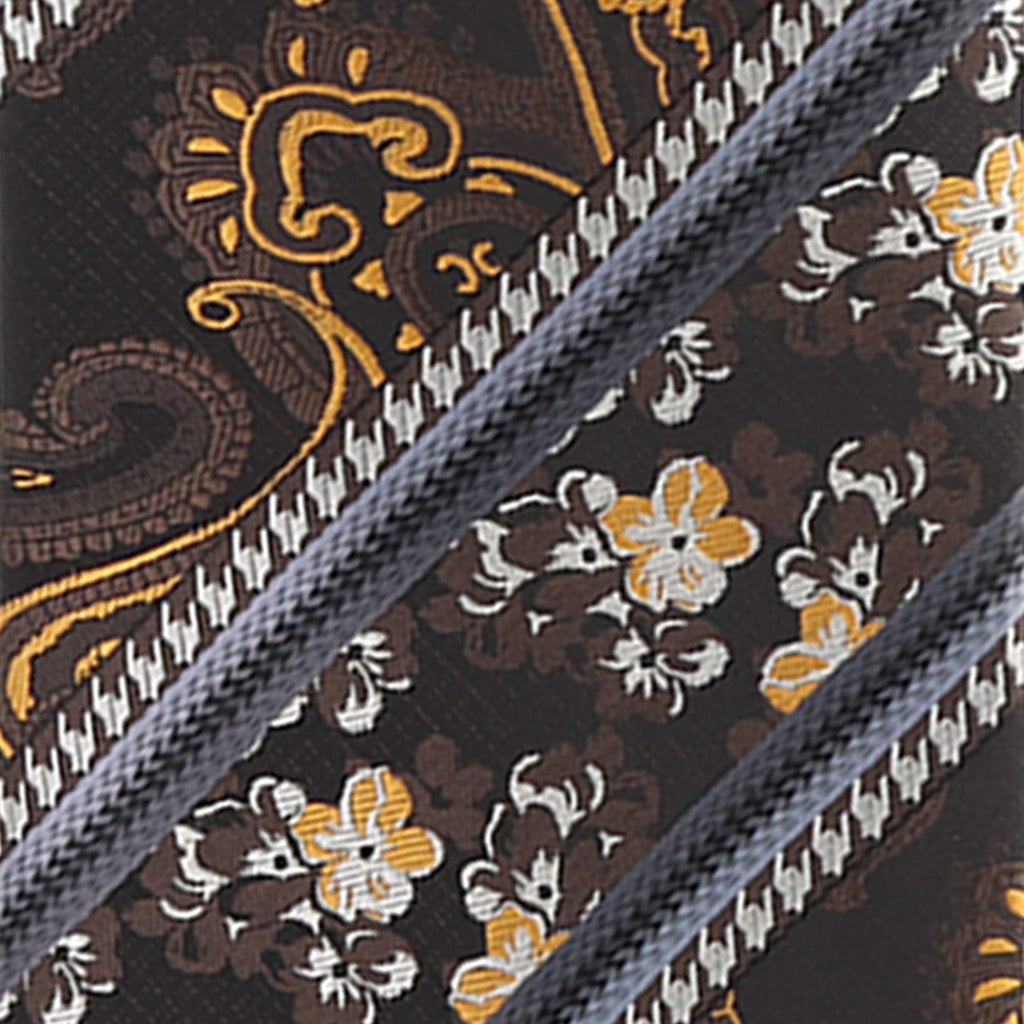 Vittorio Farina Men's Paisley Design Necktie & Pocket Square
