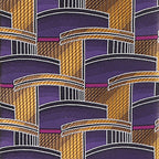 Vittorio Farina Men's Geometric Design Necktie & Pocket Square