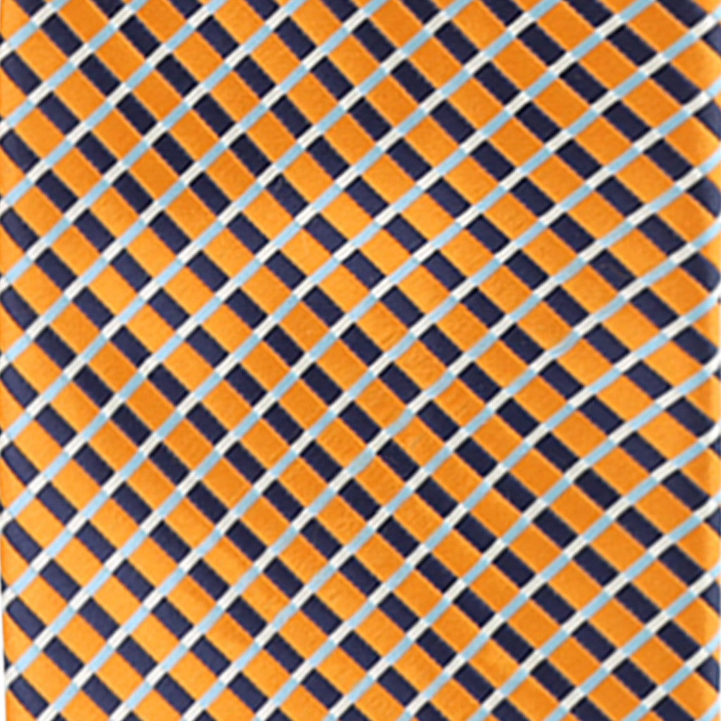 Vittorio Farina Men's Geometric Design Necktie & Pocket Square