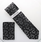 Vittorio Farina Men's Floral Design Necktie & Pocket Square