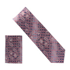 Vittorio Farina Men's Paisley Design Necktie & Pocket Square