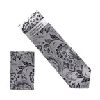 Vittorio Farina Men's Paisley Design Necktie & Pocket Square
