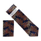 Vittorio Farina Men's Paisley Design Necktie & Pocket Square