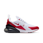 Nike Air Max 270 White Anthracite Red - Men's Lifestyle Sneakers