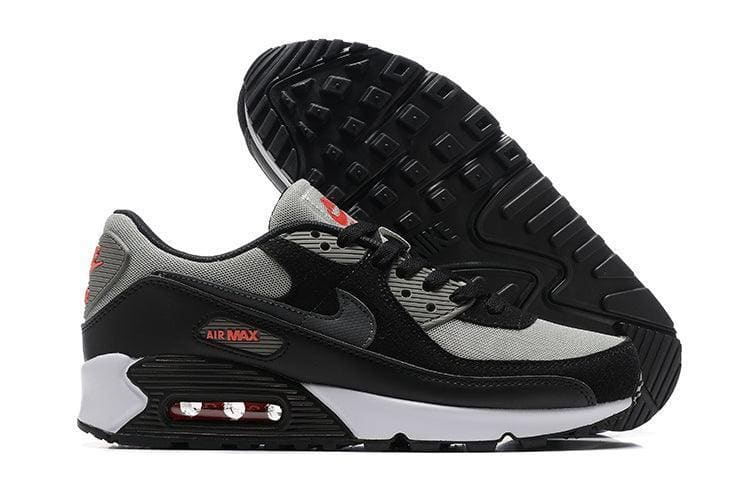 Nike Air Max 90 'Grey Black Red'