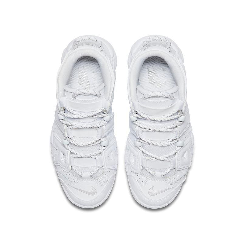 Nike Air More Uptempo 'Triple White' Sneakers – Iconic Streetwear Comfort