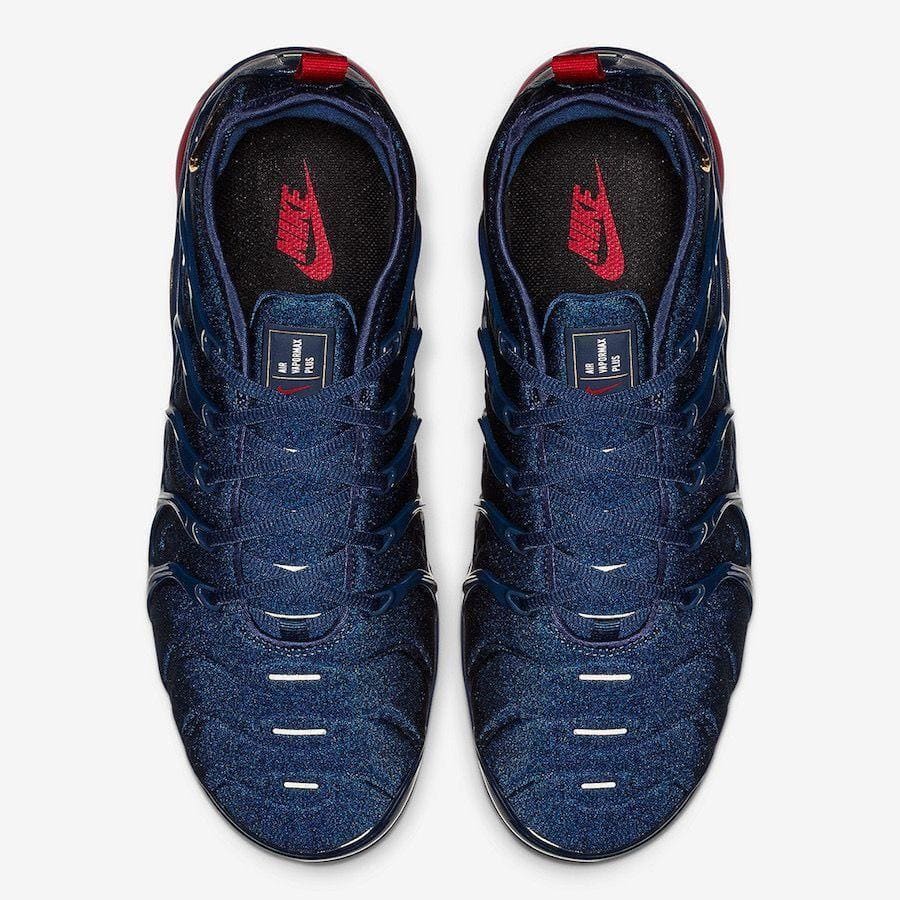 Nike Air VaporMax Plus 'Olympic' Sneakers - Burgundy Navy
