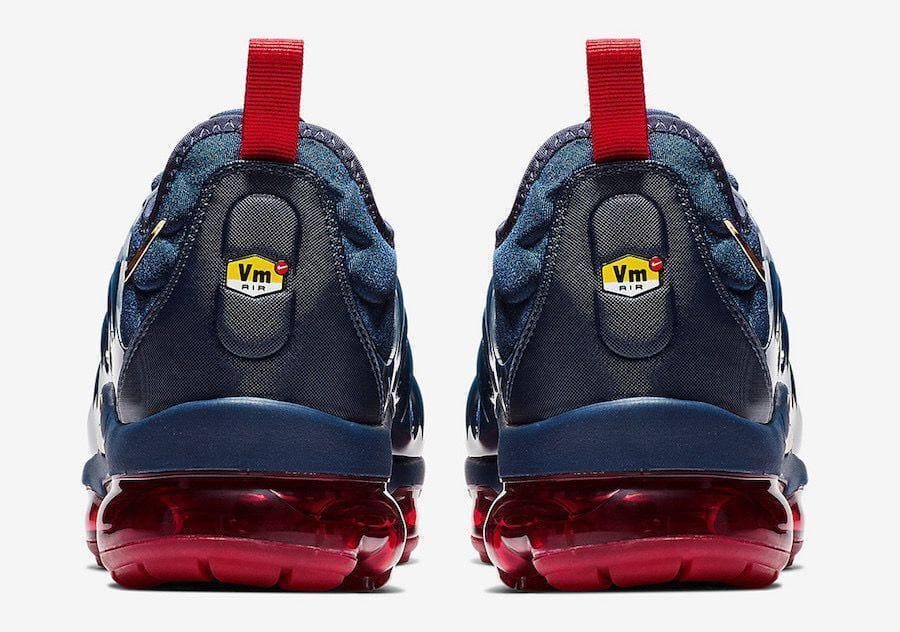 Nike Air VaporMax Plus 'Olympic' Sneakers - Burgundy Navy