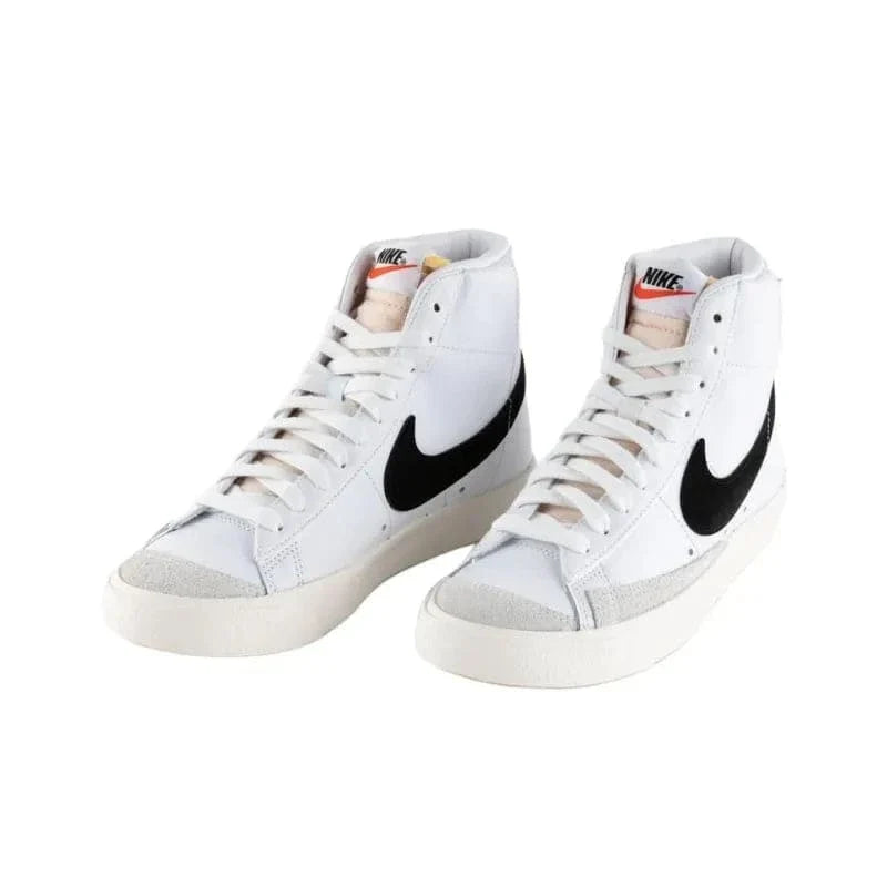 Nike Blazer Mid '77 Vintage White Black Sneakers - Classic Style