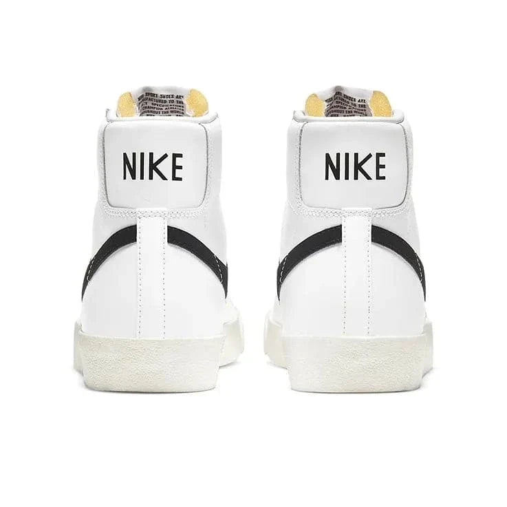 Nike Blazer Mid '77 Vintage White Black Sneakers - Classic Style