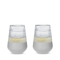 Glass Wine FREEZE™ in Gray, Set of 2