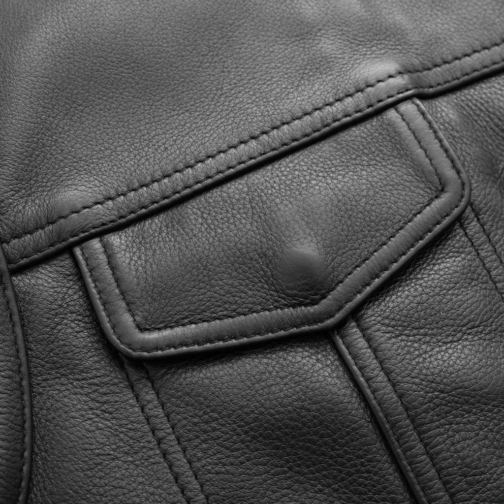 No Rival - Men's Motorcycle Leather Vest