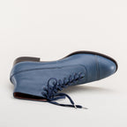 Noble Men's Vintage Lace-Up Boots (Blue)