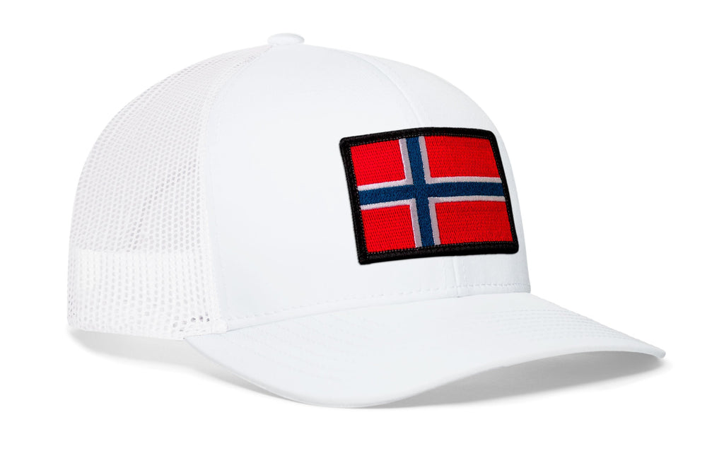 Norway Flag Trucker Hat  |  Norwegian Snapback