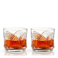 Beau Crystal Lowball Tumblers, Set of 2
