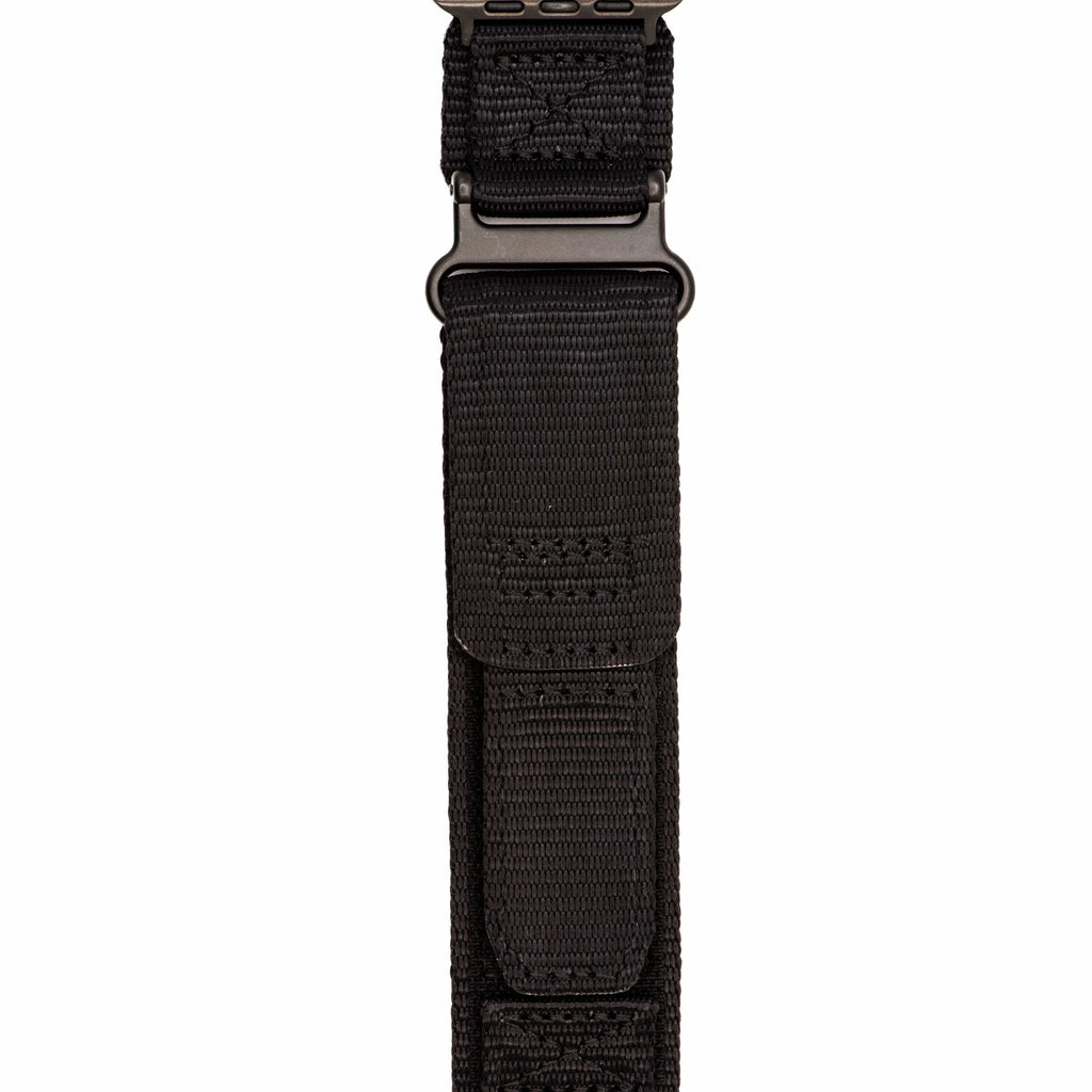 Nylon Velcro Band - For Apple Watch - Black