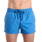 Men’s Premium Compression-Lined Hybrid Shorts – Ocean Blue